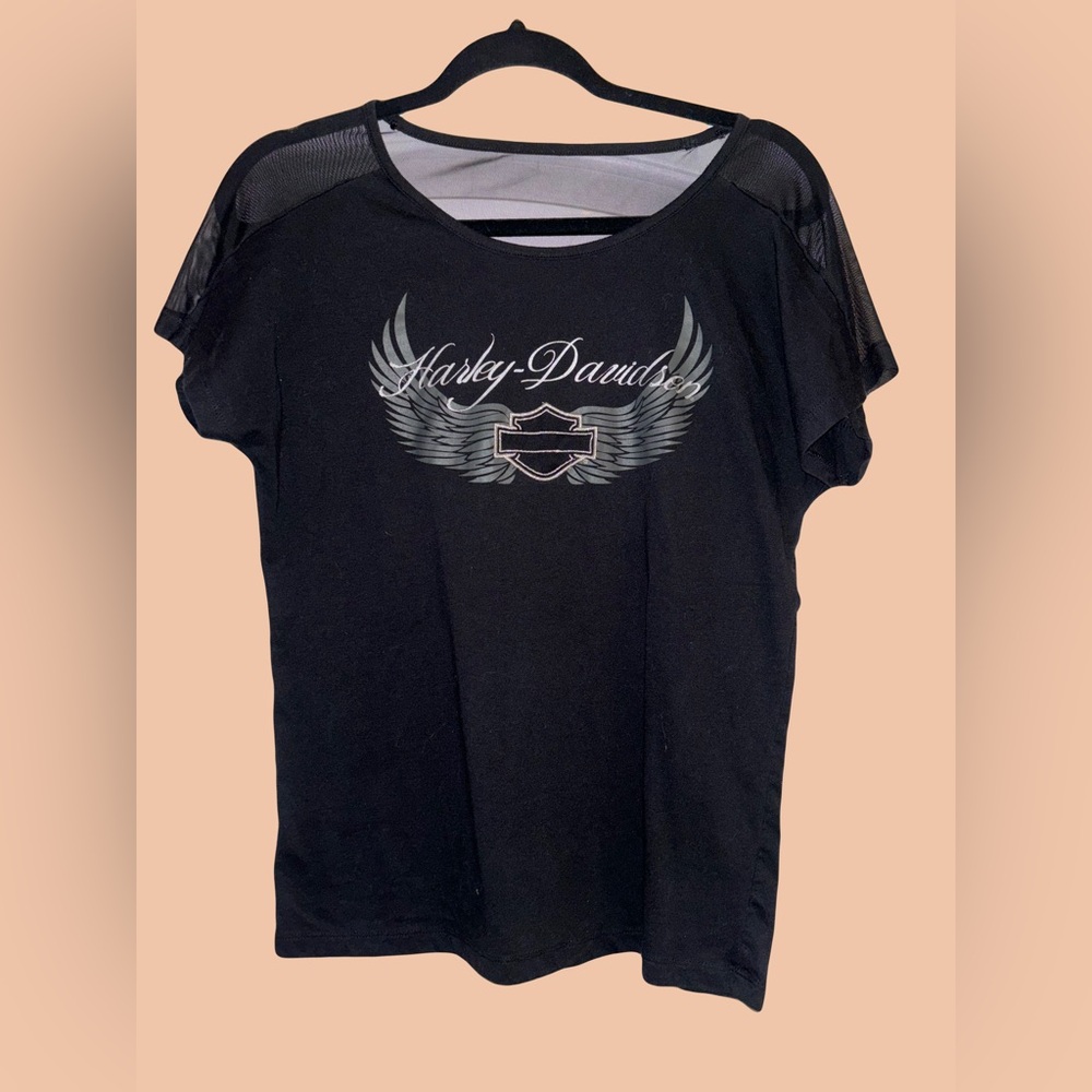 Vintage Harley Davidson Motorcycle Woman’s Tee